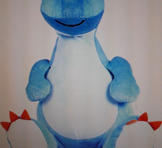 Peluche à broder Dinosaure bleu