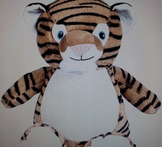 Peluche à broder Tigre