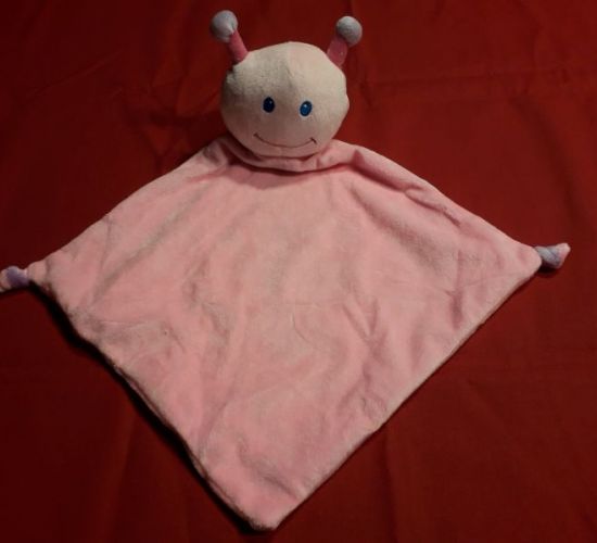 Doudou Coccinelle rose